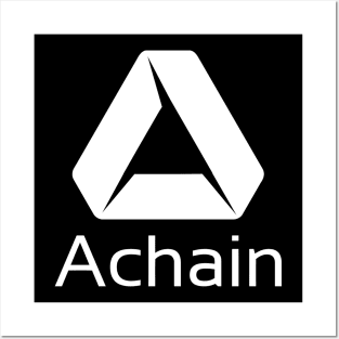 Achain ACT Token Crypto Logo Posters and Art